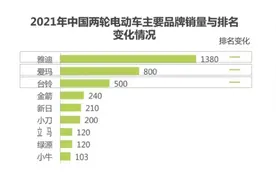 雅迪、爱玛、台铃、小牛哪个牌子电动车好？“十大品牌榜”告诉你图片