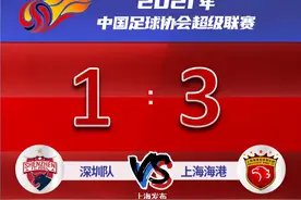 【足球】海港3 : 1战胜深圳队，取得中超第二阶段开门红图片