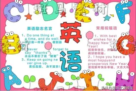 小学生英语手抄报汇总图片