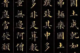林则徐的《无量寿经》一丝不苟，刚柔并济，骨肉丰满图片