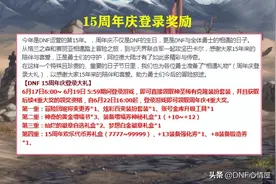 DNF：周年庆送+13强化券如何使用？武器和耳环部位，提升率分析图片