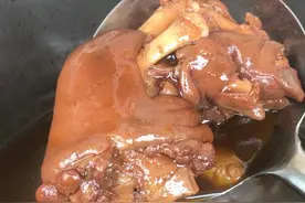 卤猪蹄做法和配方，软糯可口，开店摆摊图片