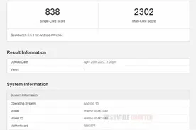 搭载天玑7050处理器疑似真我11 Pro+现身Geekbench或有16GB+1TB版图片