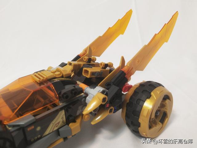 化身成金龙长着翅膀，试玩乐高幻影忍者71769寇的神龙战车