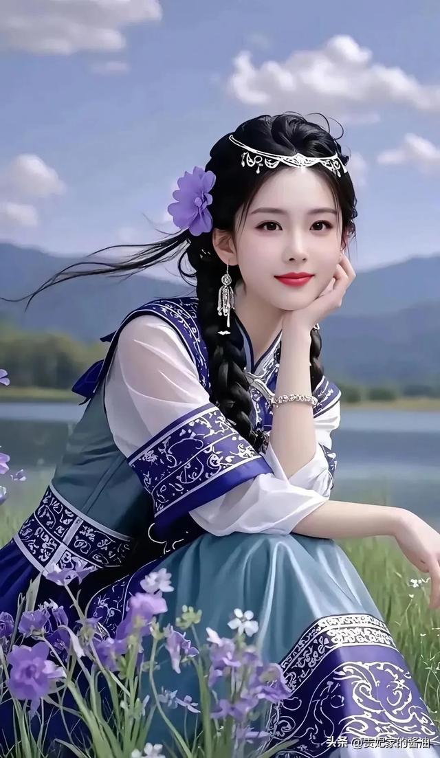 美眸清澈花容月貌