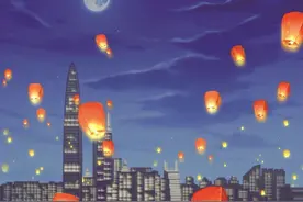 元故事 102 期 │ 月光下的灯火图片