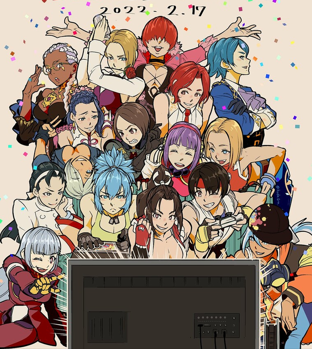 格斗游戏最无耻的画面，明明说好一对一，却强行变成群殴