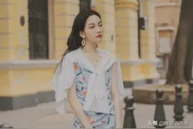 这才是吊带裙的正确打开方式：配西装高级、配开衫优雅，真美图片