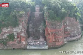 罕见！乐山大佛露出底座，大范围旱情影响长江！超算：8月底下雨图片
