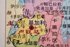 世界地图变迁史—非洲卢旺达图片