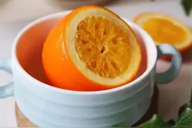 橙子用盐蒸一蒸，没想到这么厉害，喉咙像吞刀片的朋友一定要试试图片