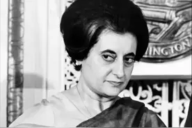 女总理英迪拉：执政印度20年，绝育400万男人，被侍卫射30枪而死图片