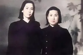 48年，39岁的贺子珍和亲妹妹的合影，这姐俩，一个比一个漂亮图片