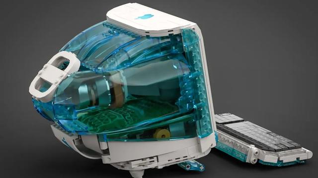 约700颗乐高零件重现苹果Bondi Blue版iMac G3