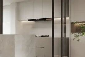 踩过一次坑，这次要把厨房隔墙砸掉，装三联动推拉门，不做吊轨了图片