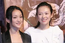 章子怡又瘦又平胸算不算顶级美人？看看她和周迅的合照你就有答案图片