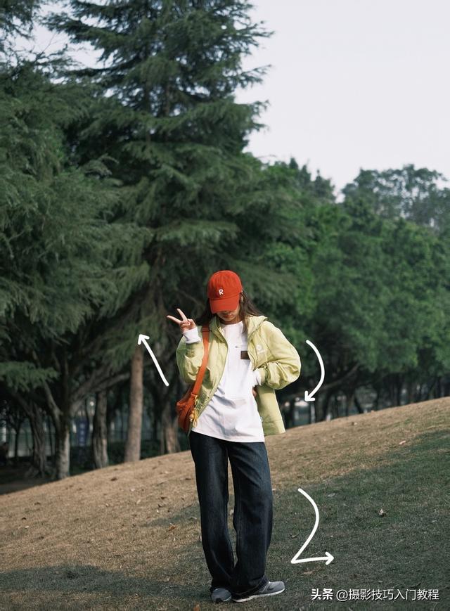 8个实用的全身站姿拍照姿势,满足显瘦显高需要,日常拍照必备(拍照pose