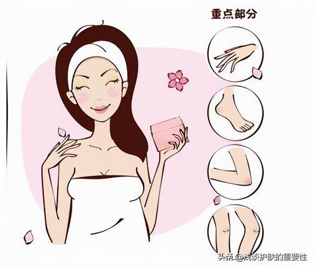 抹了身体乳还干