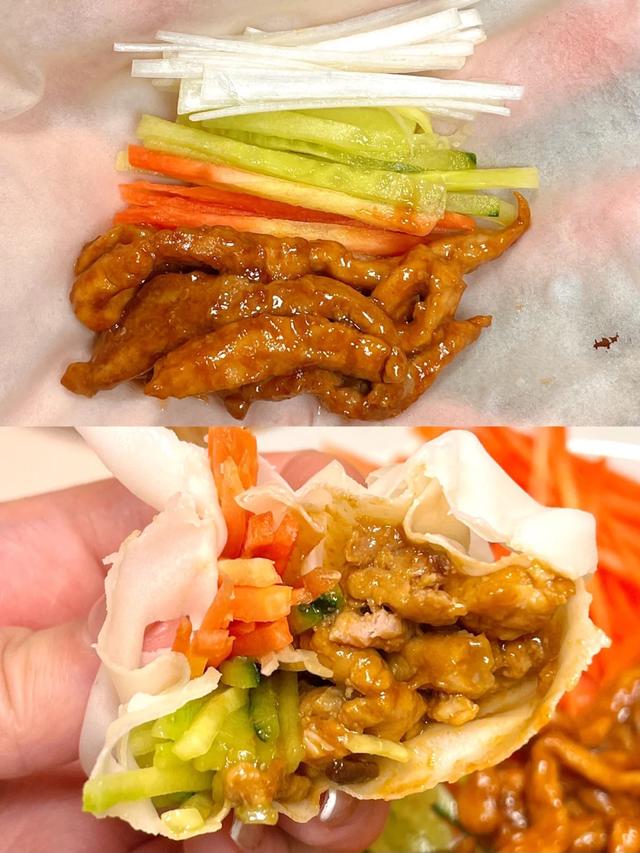 京酱肉丝饼皮做法家常(京酱肉丝卷饼的做法)-第12张图片