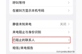 苹果 iPhone 如何将电话号码从“黑名单”中恢复图片