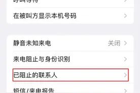 苹果 iPhone 如何将电话号码从“黑名单”中恢复图片