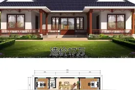 5栋农村一层自建房，造价仅10万多，详细尺寸图纸请收藏！图片