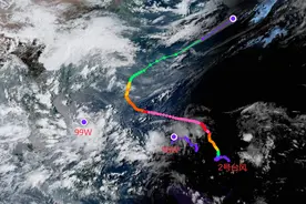 双台风胚胎生成！大范围降雨升级，预报：多地暴雨，旱区有望解渴图片