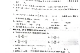 六下数学总复习《数与代数》练习及答案图片