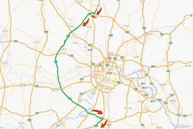 武汉绕城高速武汉北收费站至军山收费站封闭施工，所有车辆禁止通行！图片