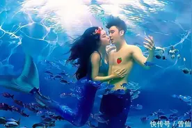 钟丽缇又晒“人鱼照”，52岁的年龄20岁的身材，难怪张伦硕宠她图片