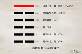 山地剥卦详解——六十四卦详解图片