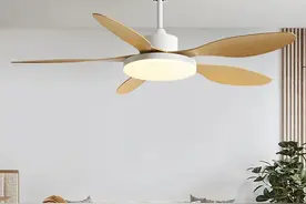 吊扇过时了，新式“电扇灯”一出，整洁美观，节能环保图片