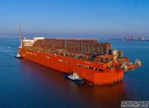 中国船厂新突破！我国自主建造最大新型FLNG启航