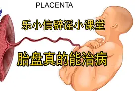 【乐小信辟谣小课堂】胎盘真的能治病吗？图片