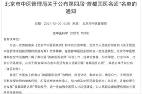 第四届“首都国医名师”名单公布，他们都在哪家医院？图片
