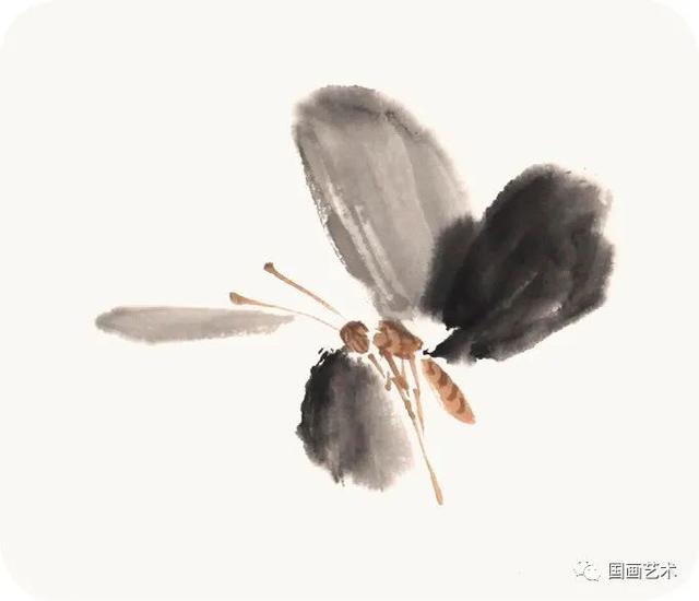 写意蝴蝶蜻蜓画法范例