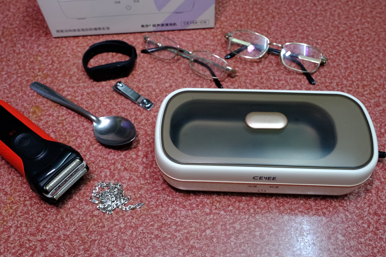 3种清洁技术全方位洁净，希亦CG超声波清洗机初体验