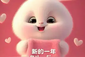 粉嫩嫩的萌兔兔来喽图片