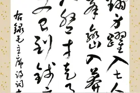 敬录毛泽东诗词（八）草书共五首。为有牺牲多壮志 敢教日月换新天图片