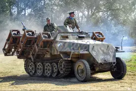 二战装甲运兵车盘点：德军的半履带战车应用最广泛图片