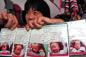 轰动一时的全国首例5胞胎：父亲过度劳累去世，母亲直言后悔生娃图片