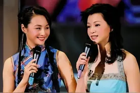 别看曹颖现在胖的像农村大婶，当年她漂亮的把董卿都衬成了小丫鬟图片