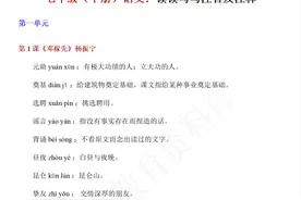 初中语文怎么学？七年级下册语文课文字音字意生字词图片