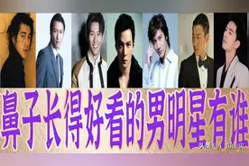 鼻子长得好看的男明星有谁图片