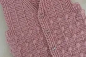 「针织作品」时尚漂亮的儿童马甲和背心图片