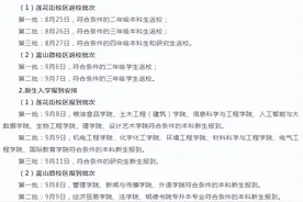 事关返校，教育部印发通知！附部分高校返校安排图片