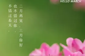 「今日寄语」你好三月!不负春光不负韶华,在追梦,撸起袖子加油干图片