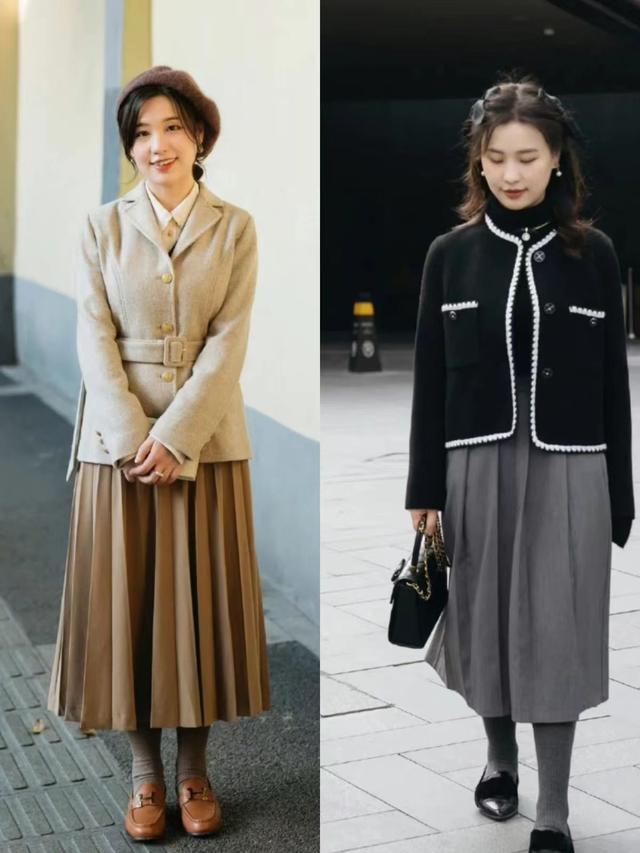 小个子穿裙，她有秘籍，3款半裙、多种搭法轻松教你穿出好气质