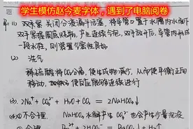 当“赵今麦字体”遇上电脑阅卷，卷面让老师赏心悦目，比奶酪体强图片