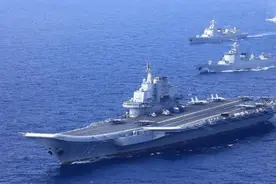 中美航母对峙，尼米兹号绕道山东舰身后，台中将：山东舰两大优势图片